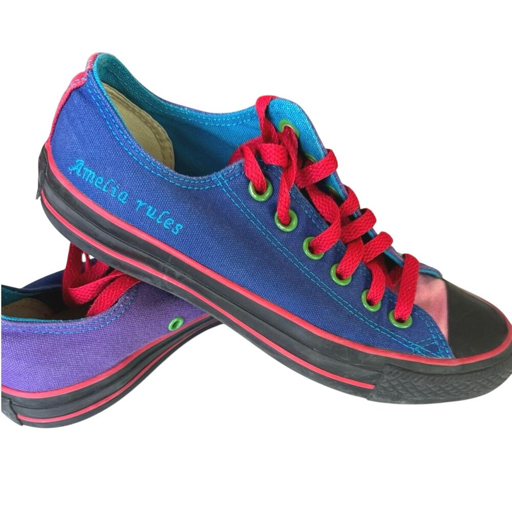 Converse All Star Amelia Rules Multicolor Low Top Sneakers Women 7 Men 5